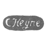 Клеймо мастера Гейне Карл - Ленинград - инициалы "C Heyne"