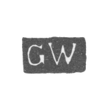 Клеймо мастера Вейс Густав - Ленинград - инициалы "GW" - 1782-1791 гг.