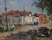 полдень в старом городе Бузулук масло,холс 