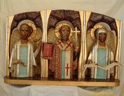 Святой Николай Чудотворец Художественный рельеф 