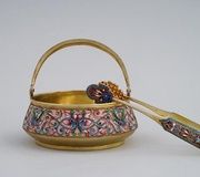 Серебряные и эмалированные кольца для салфеток, Г. Клингерт. Москва,...