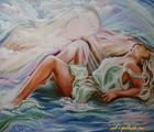 Статуэтка Весна холст, акрил, масло