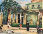 El templete масло/холст 