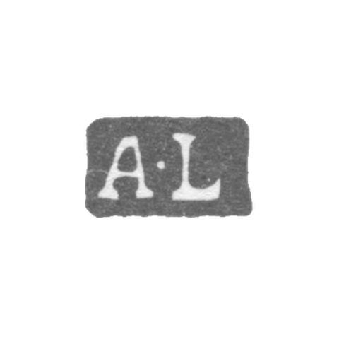 Клеймо неизвестного мастера Ленинграда - инициалы "A-L" - 1817-1825 гг.
