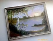 Рассветная тишина масло, холст 