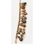 Yellow Gold 750 Braided Mesh Adorned Bracelet