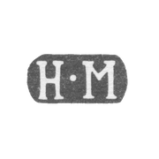 Клеймо неизвестного мастера Ленинграда - инициалы "Н-М" - 1786--1793 гг.