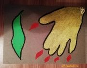 "Безумие" Масляная пастель 