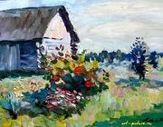 Рыбники. Холст, масло. 37 х 50 см