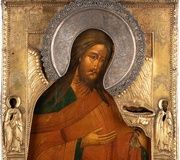 St. John the Forerunner Icon from a Deisis