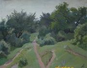 Горные тропинки. Холст, масло. 52 х 65 см