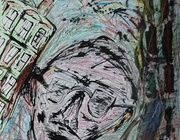 Portrait of a New Yorker | Ньюйоркер Pencil, pastel and ink on paper | Карандаш, пастель, тушь, бумага 