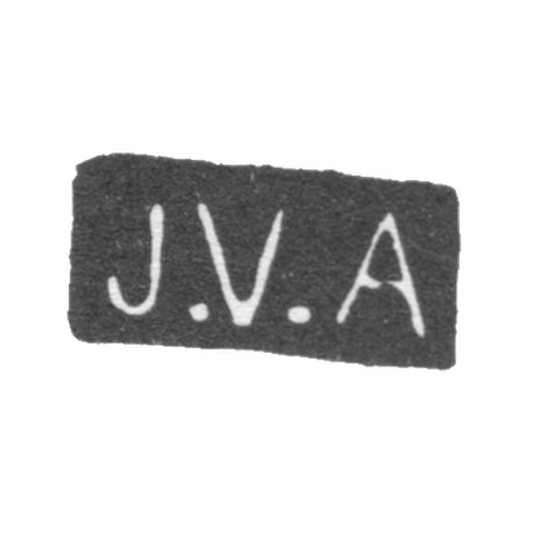 Клеймо мастера Арне Иоганн Виктор - Ленинград - инициалы "J.V.A"
