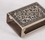 Золотая серебряная табакерка из Бельгии