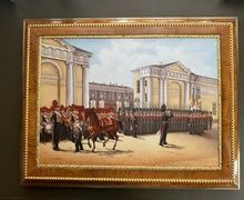 Фарфоровый пласт Ладюрнер А.И. Измайловский полк. 1846 г.
