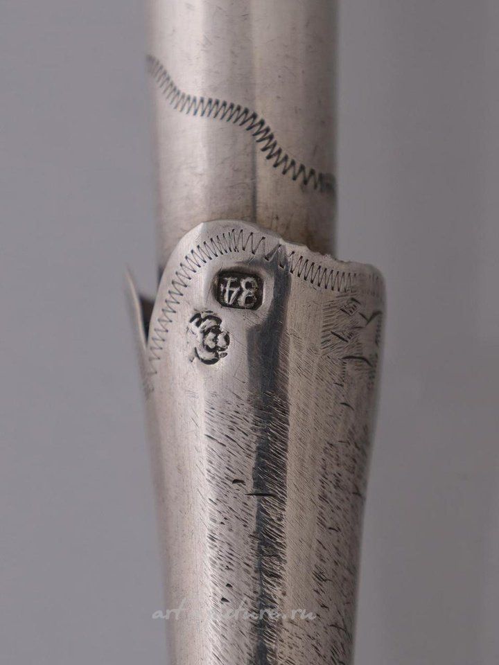 Russian silver , A RUSSIAN SILVER TORAH POINTER YAD, 1912-1913