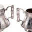 Russian sugar bowl and milk jug in Pan-Slavic style