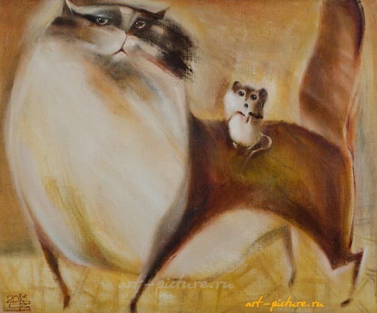 Я и Ты масло, холст