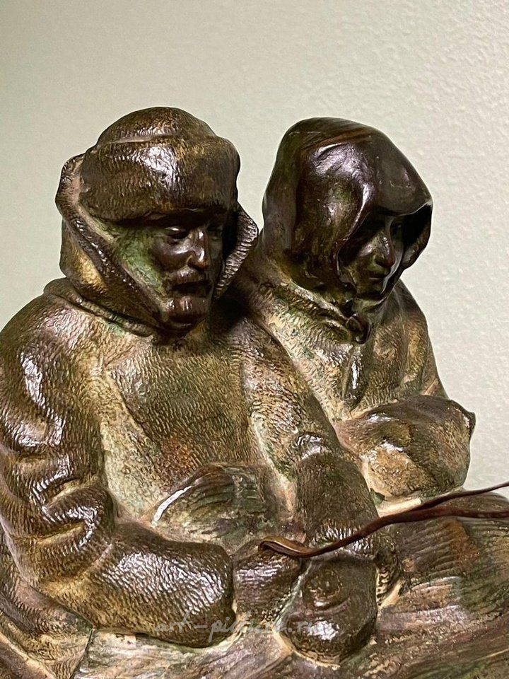 Russian silver , "HORSE" BRONZE SCULPTURE