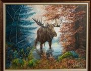 Лесной великан масло,холст 