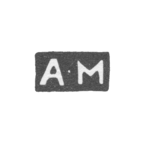 Клеймо мастера Мухин Александр Алексеев - Москва - инициалы "А-М"