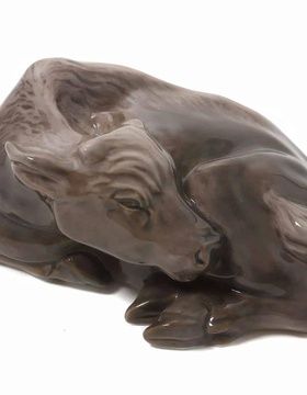купить Фарфоровая фигура "Телёнок". Royal Copenhagen, 1898-1923 гг.