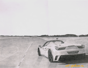 Ferrari 458 Italia графика, бумага