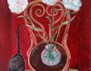 .Cat And Flowers xolst maslo 