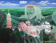 Рождение души масло, холст 
