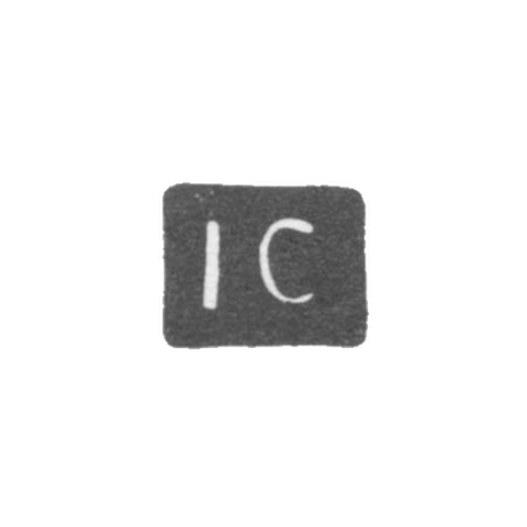 Клеймо мастера Серебреников Илья Сидоров - Кострома - инициалы "IС" - 1756-1795 гг.