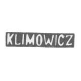 Клеймо мастера Климович - Гродно - инициалы "KLIMOWICZ" - 1861-1862 гг.