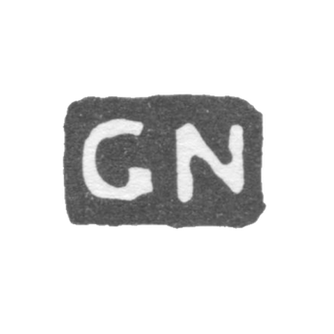 Клеймо мастера Нигреус Густав - Ленинград - инициалы "GN"