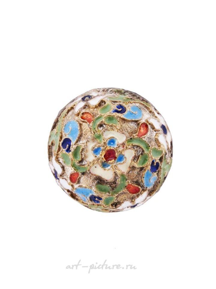 Russian silver , RUSSIAN SILVER GILT CLOISONNE ENAMEL EGG PENDANT