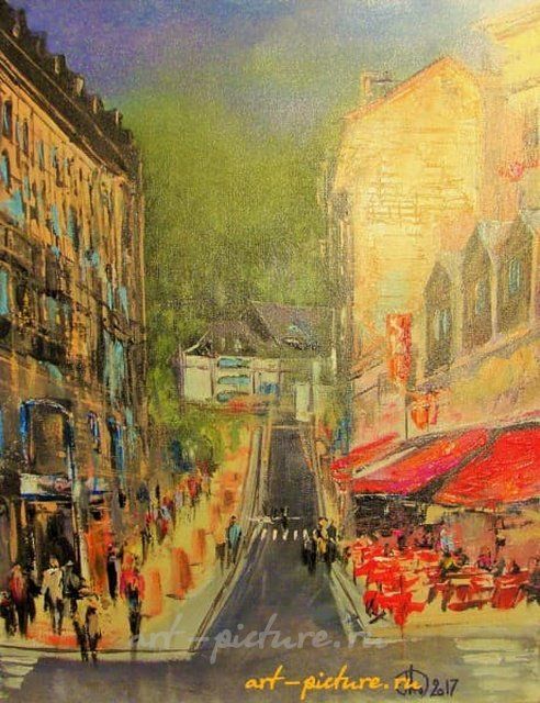Кафе в Мудоре акрил,холст