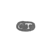 Клеймо мастера Теппонен Кристиан - Ленинград - инициалы "CT"