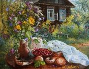 Тёплый вечер. масло. холст 