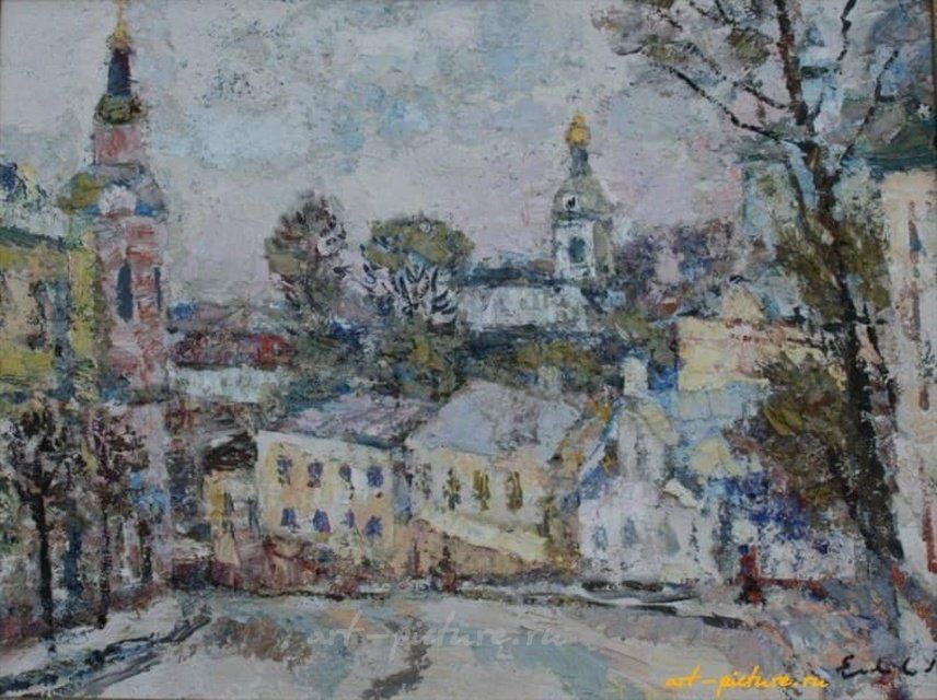 Смоленск. Благовещенская ул. Холст, масло. 60 х 80 см