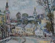 Смоленск. Благовещенская ул. Холст, масло. 60 х 80 см