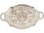 IMPERIAL RUSSIAN SILVER SERVING TRAY WITH ENGRAVING