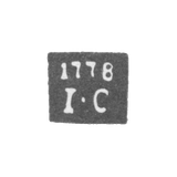 Клеймо неизвестного пробирного мастера Киева - инициалы "I-C" - 1778 г.