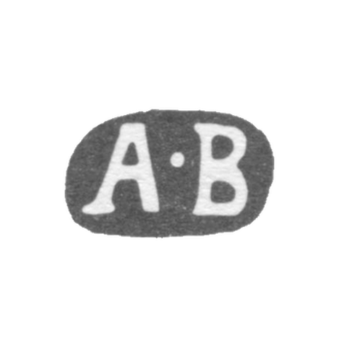Клеймо мастера Векман Андрей Вильгельм - Москва - инициалы "А-В" - 1860-1884 гг.