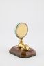 Opal flacon with guilloche enamel
