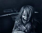Эмоции Аэрография, холст