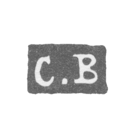 Клеймо мастера Бояновский Карл - Ленинград - инициалы "C.B"