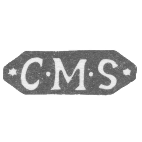 Клеймо мастера Штеле Карл Магнус - Ленинград - инициалы "C-M-S" - 1830-1849