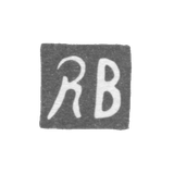 Клеймо мастера Блендер Р. (Blender R.) - Вильно - инициалы "RB" - 1838 г.