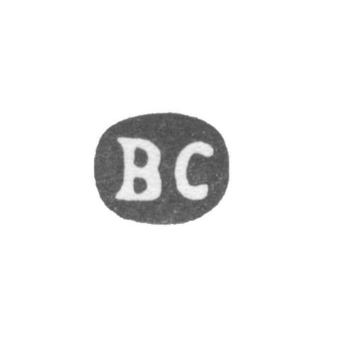 Клеймо мастера Семенов Василий С. - Москва - инициалы "ВС"