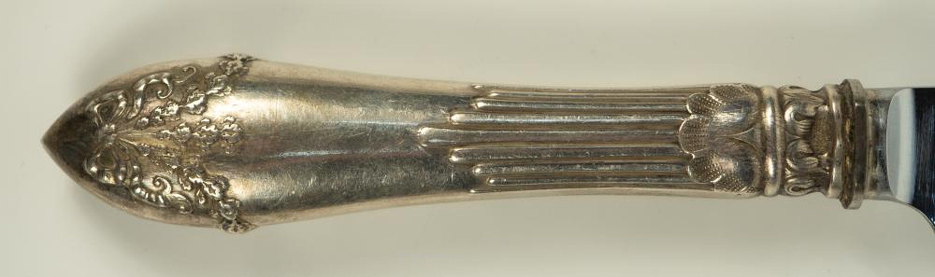 Russian silver , A set of russian silver cutlery for 6 persons, 42 parts.