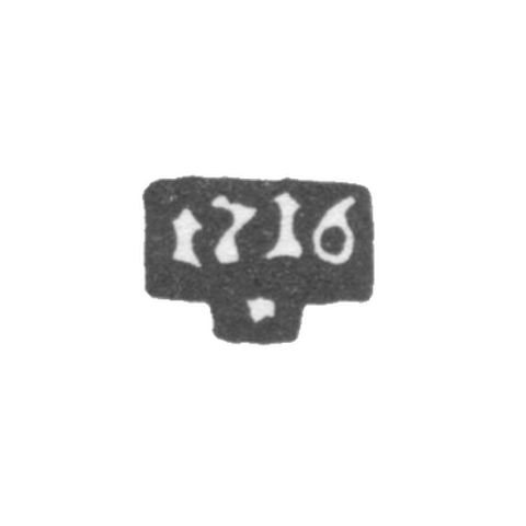 Годовое клеймо Москвы - 1716 г.