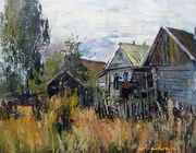 Лето в Майроском акрил,холст